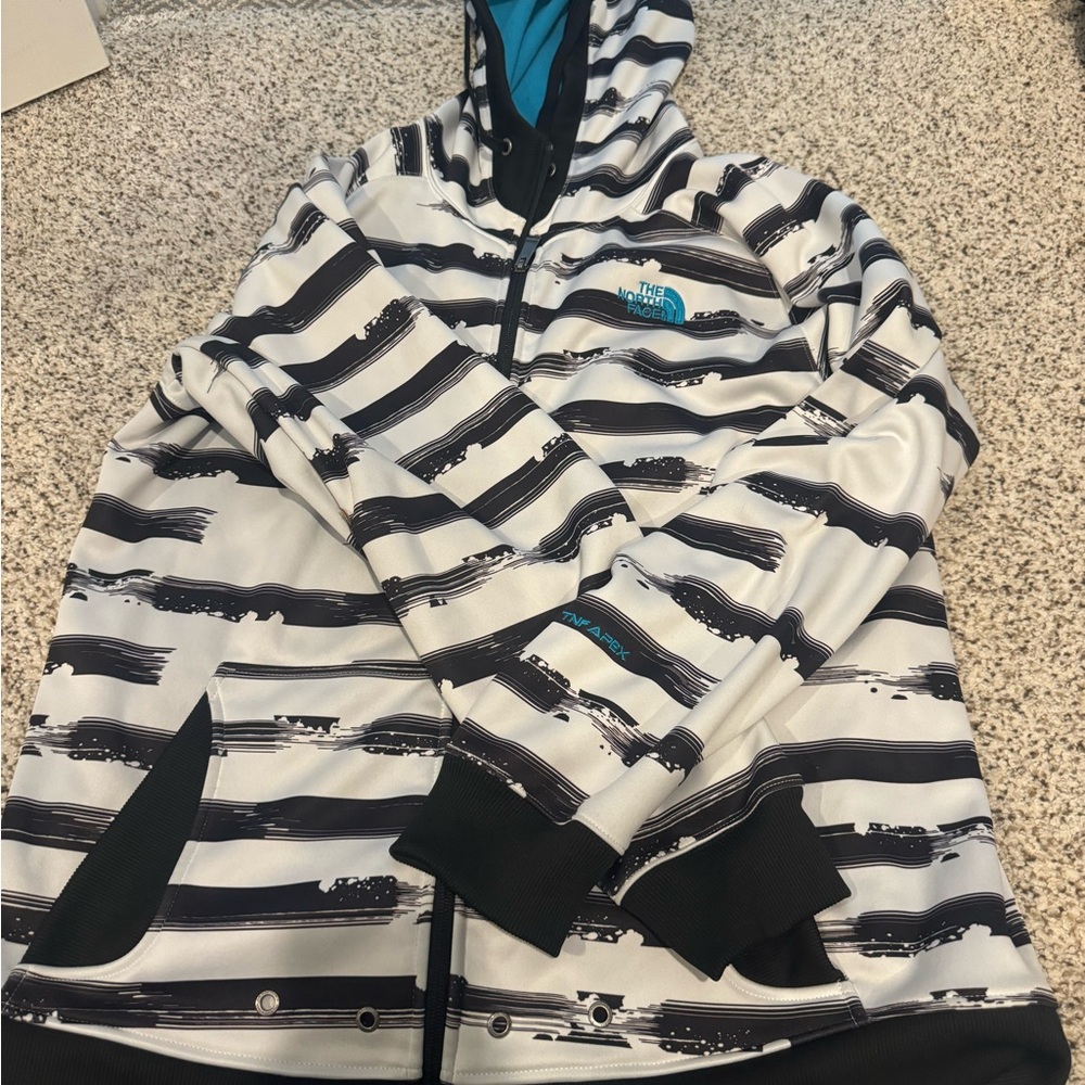 The North Face Black and White Patterned Jacket